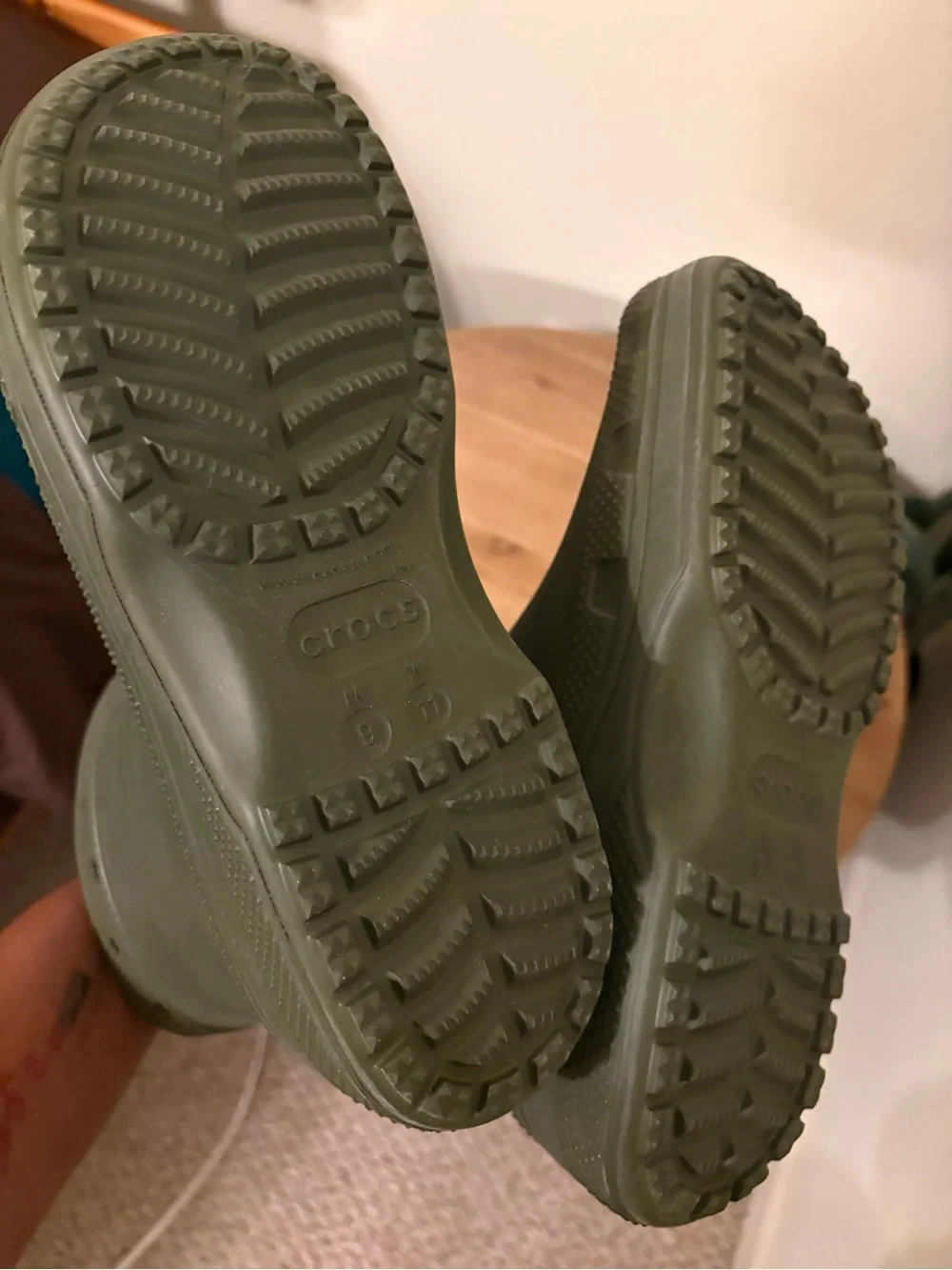 Crocs Women's Olive Green Rain Boots Size 11
